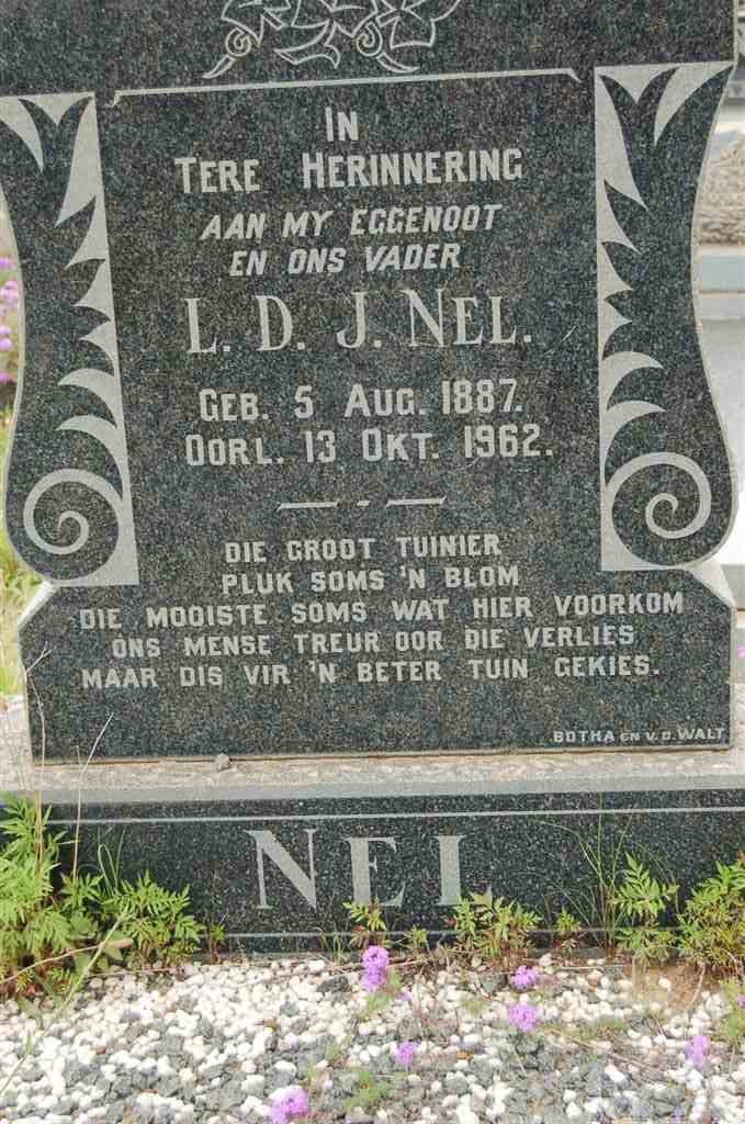 NEL L.D.J. 1887-1962