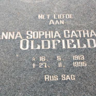 OLDFIELD Anna Sophia Catharina 1913-1995