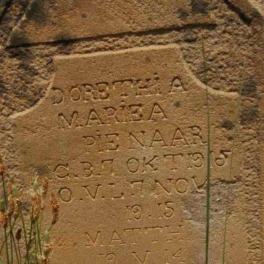 PIENAAR Dorethia Mariea 1915-1915