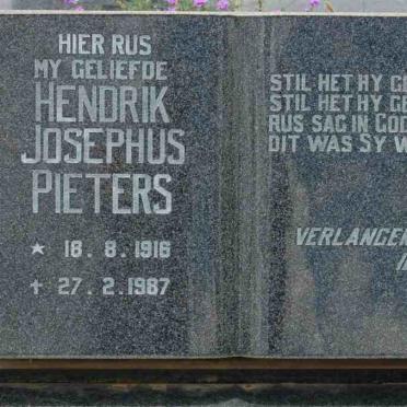PIETERS Hendrik Josephus 1916-1987