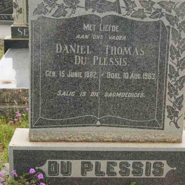 PLESSIS Daniel Thomas, du 1882-1963