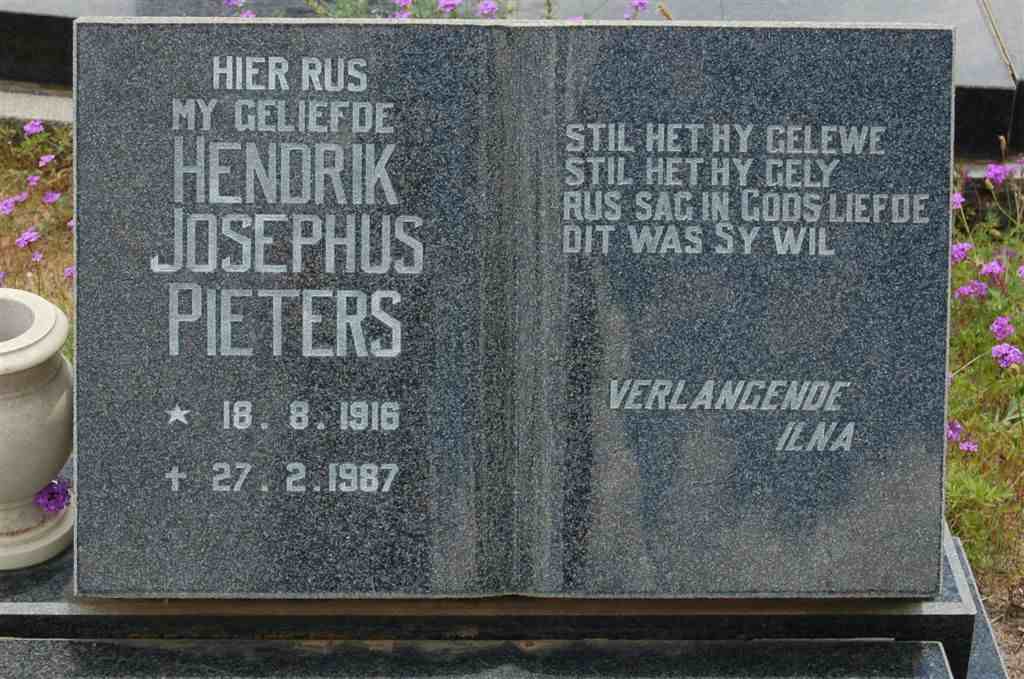 PIETERS Hendrik Josephus 1916-1987