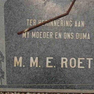 ROETS M.M.E.