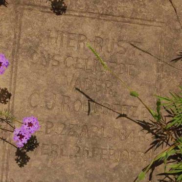 ROELOFFZE C.J. 1846-1923