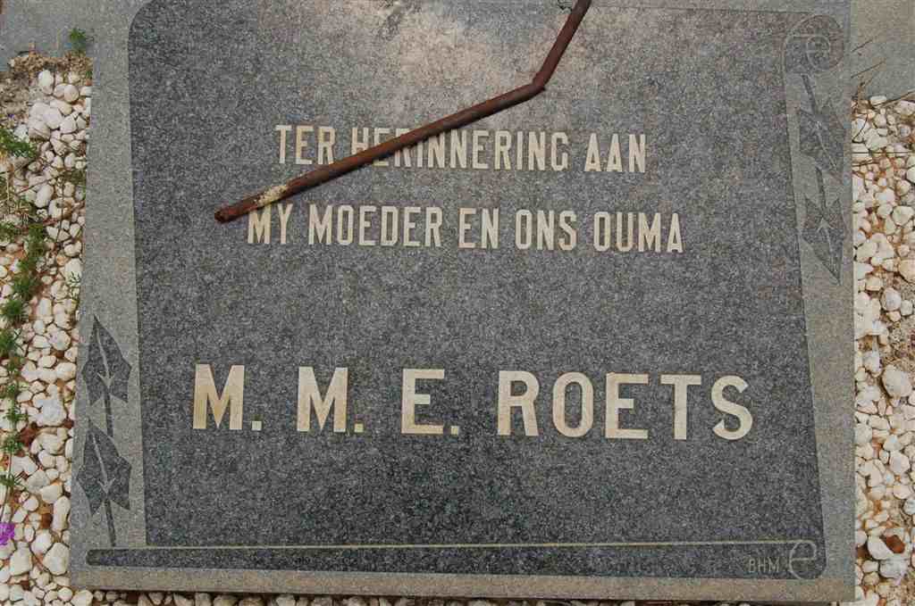 ROETS M.M.E.