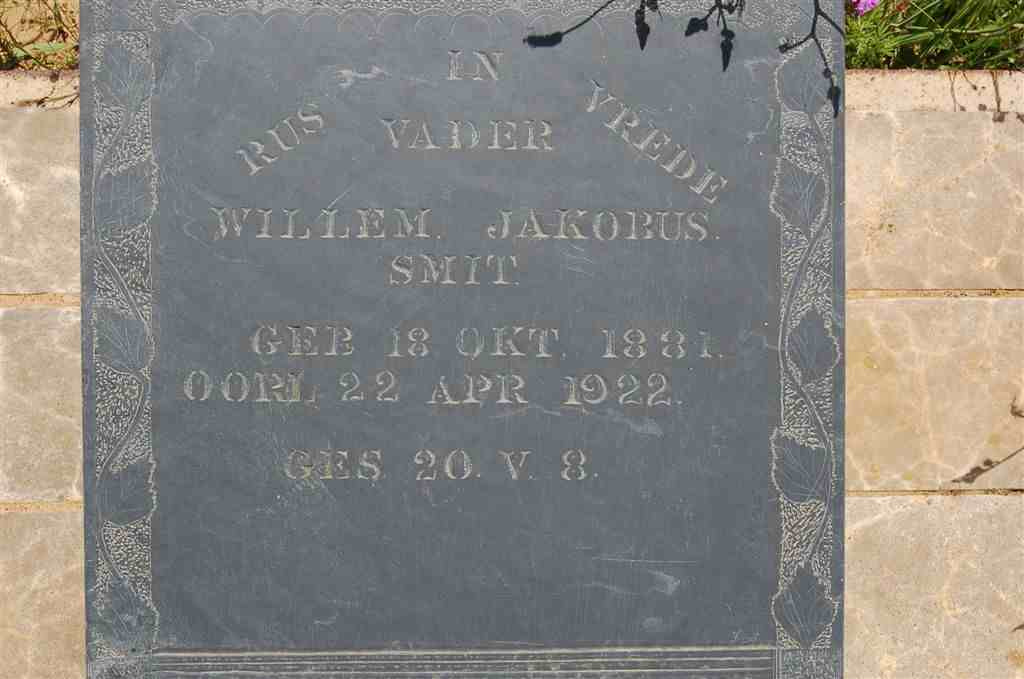 SMIT Willem Jakobus 1881-1922
