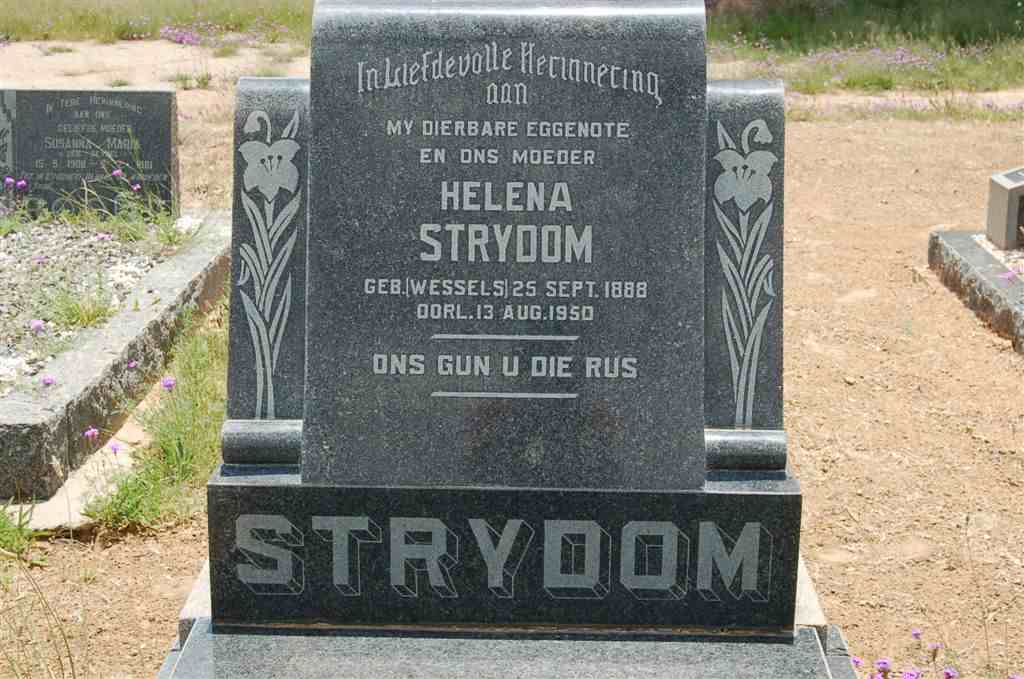 STRYDOM Helena nee WESSELS 1888-1950