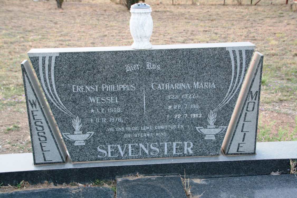 SEVENSTER Erenst Philippus Wessel 1908-1976 & Catharina Maria GEEL 1911-1983
