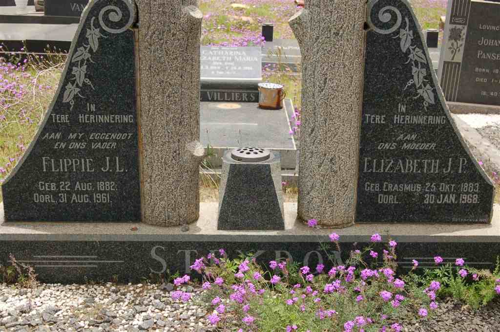 STRYDOM Flippie J.L. 1882-1961 &amp; Elizabeth J.P. ERASMUS 1883-1968