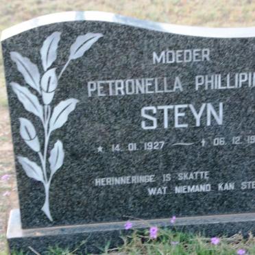 STEYN Petronella Phillipina 1927-1992