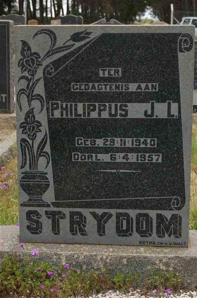 STRYDOM Philippus J.L. 1940-1957