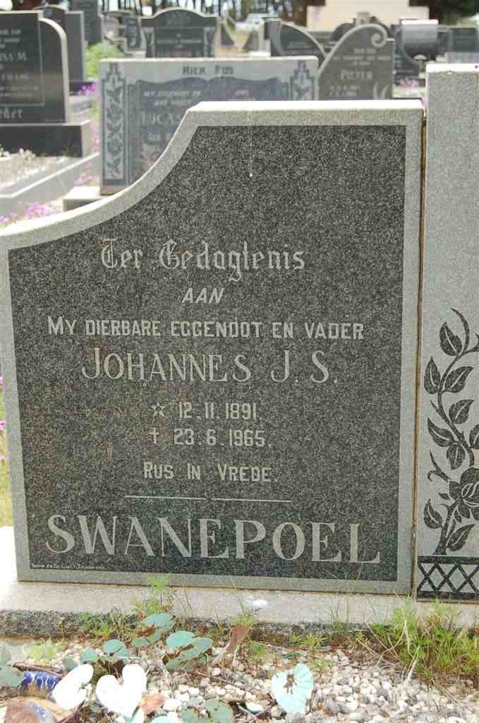 SWANEPOEL Johannes J.S. 1891-1965