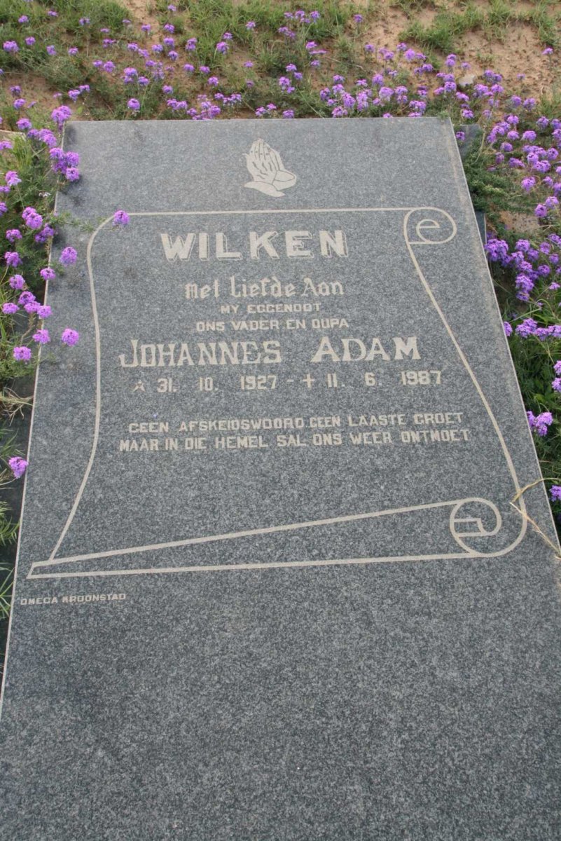 WILKEN Johannes Adam 1927-1987