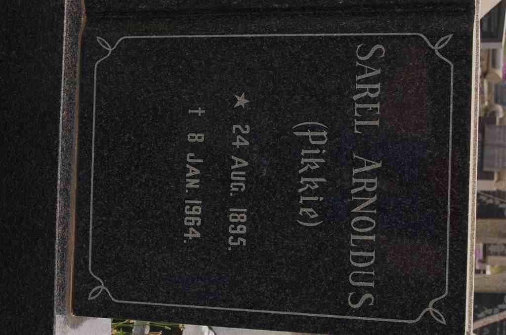 ? Sarel Arnoldus 1895-1964