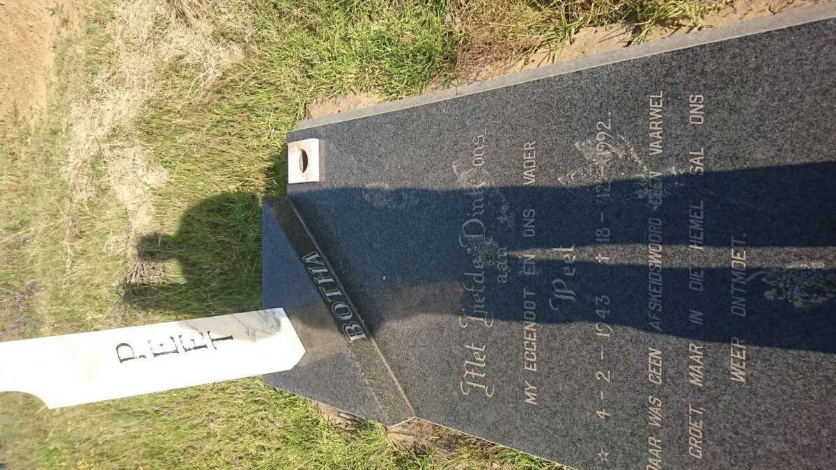 BOTHA Peet 1943-1992