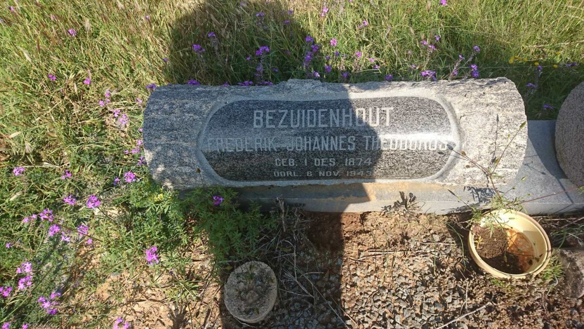 BEZUIDENHOUT Frederik Johannes Theodorus 1874-1943