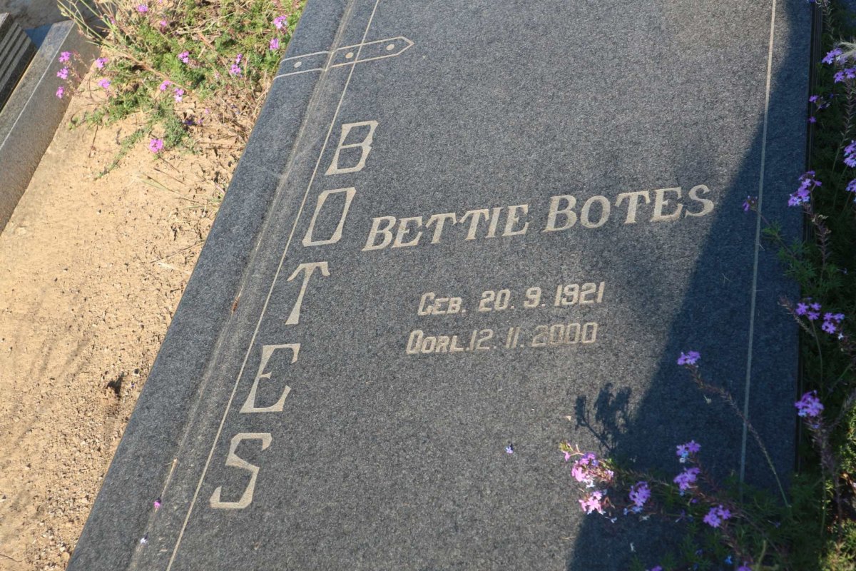 BOTES Bettie 1921-2000