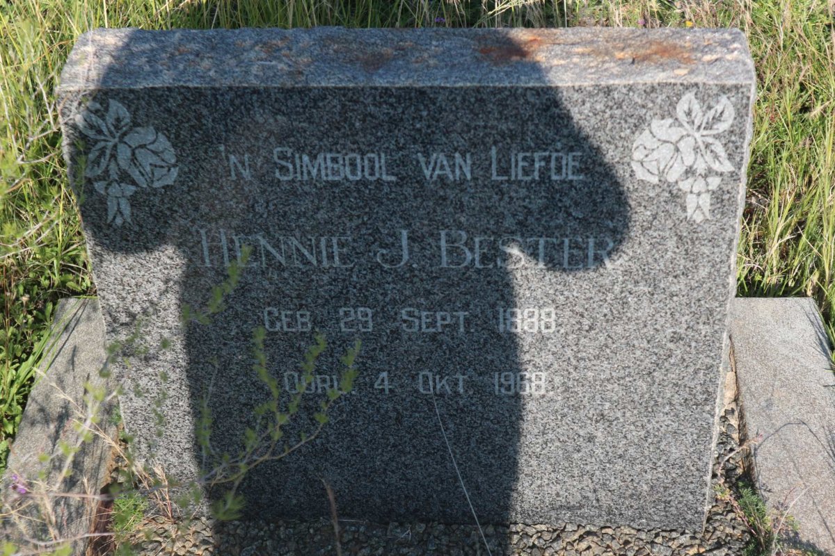 BESTER Hennie J. 1888-1968