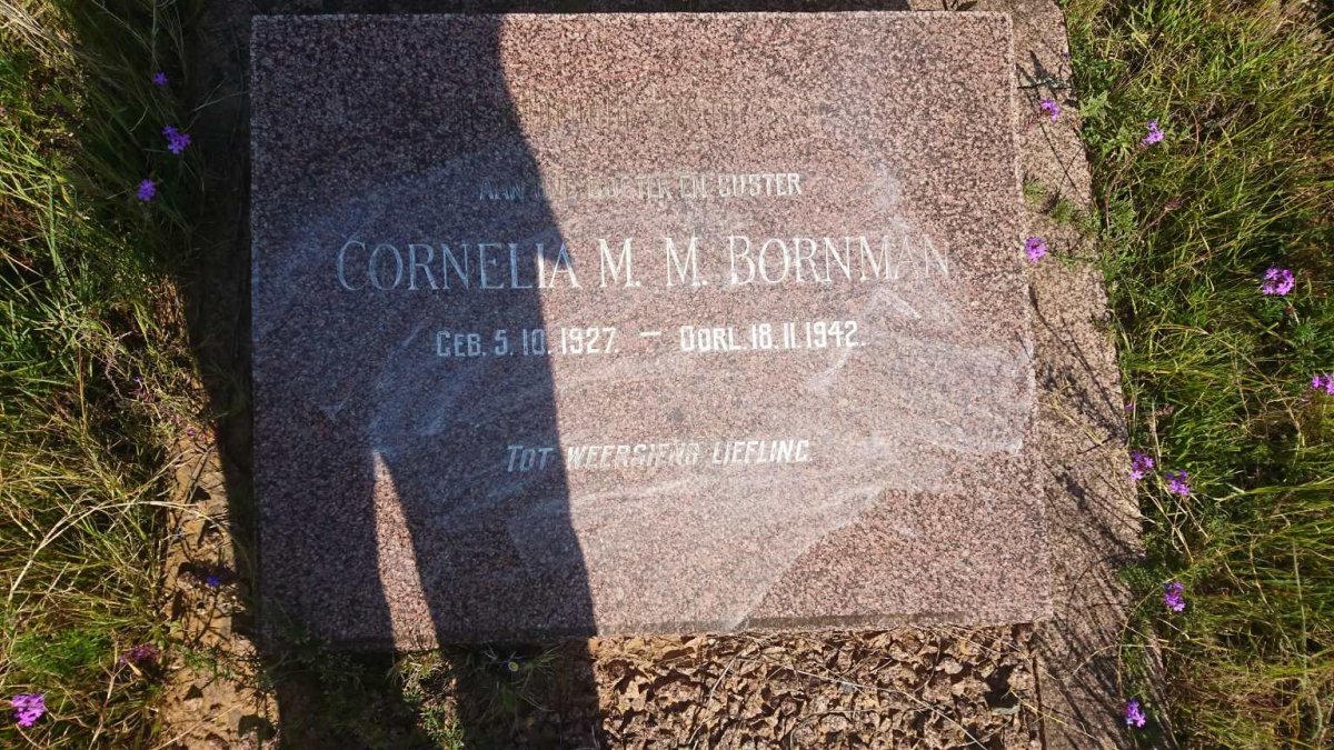 BORNMAN Cornelia M.M. 1927-1942
