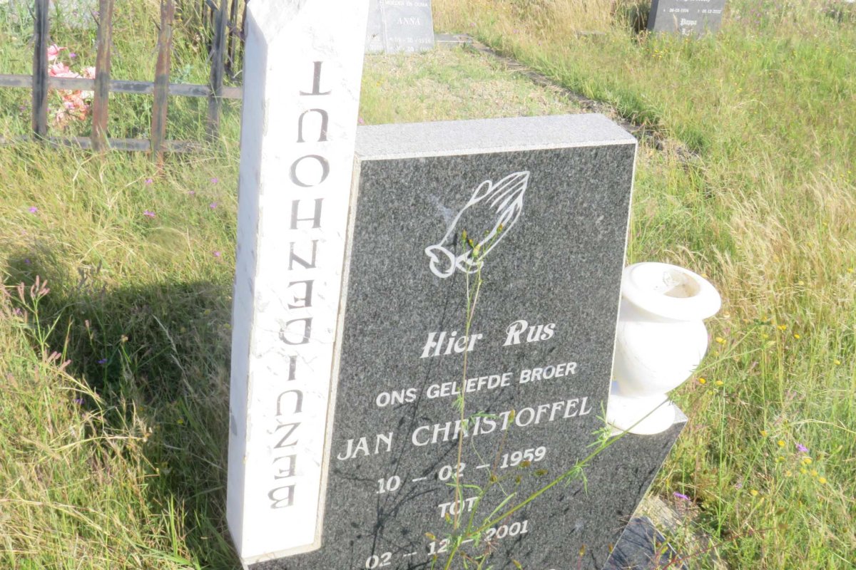 BEZUIDENHOUT Jan Christoffel 1959-2001