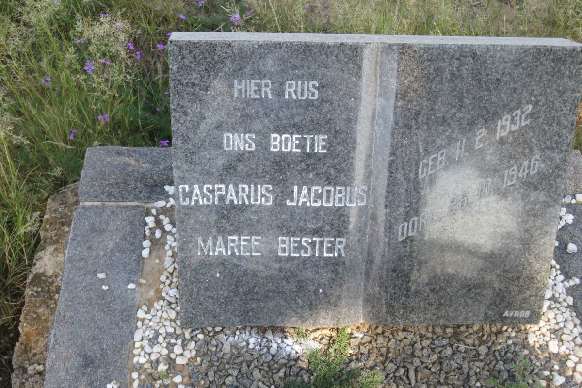 BESTER Casparus Jacobus Maree 1932-1946