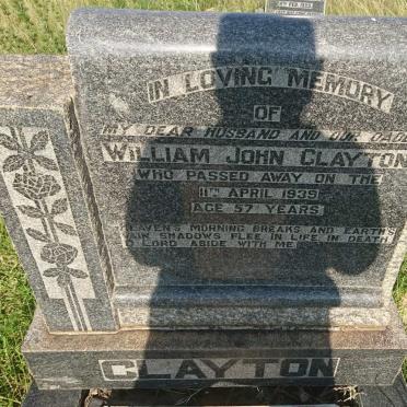 CLAYTON William John -1939