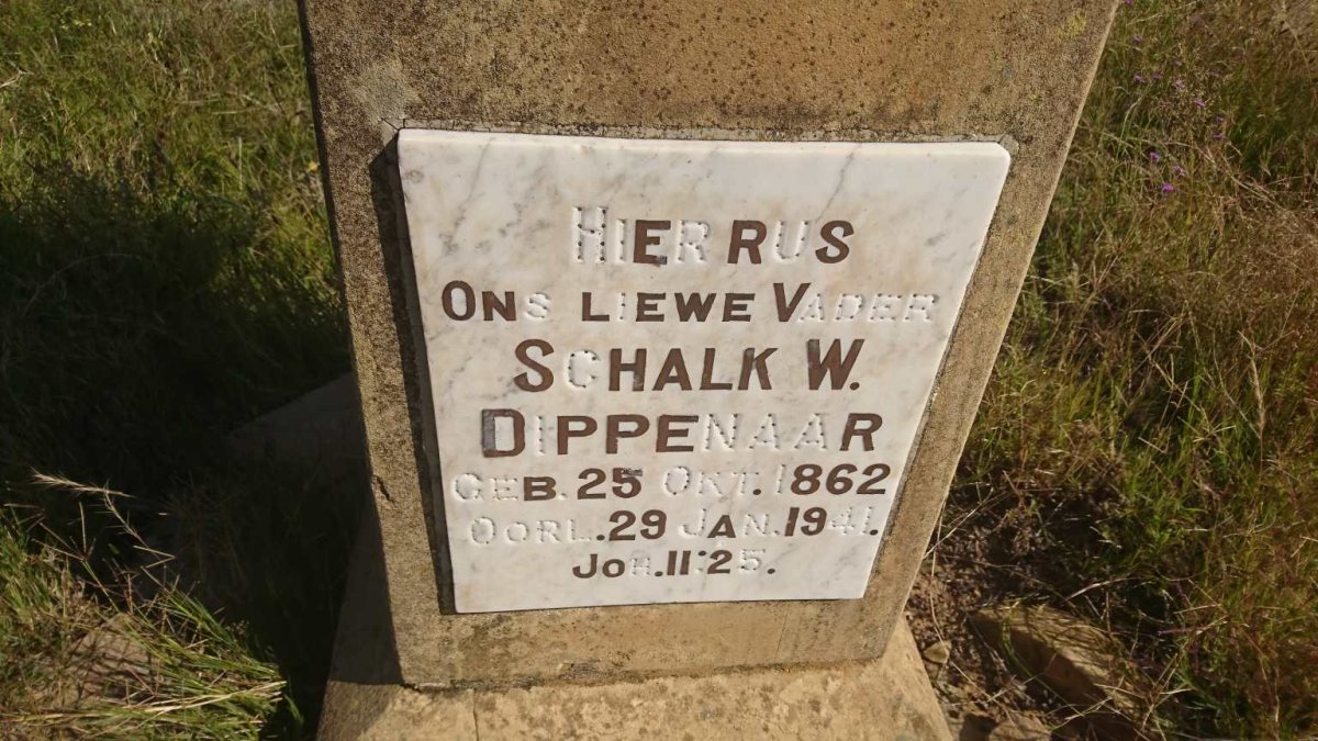 DIPPENAAR Schalk W. 1862-1941
