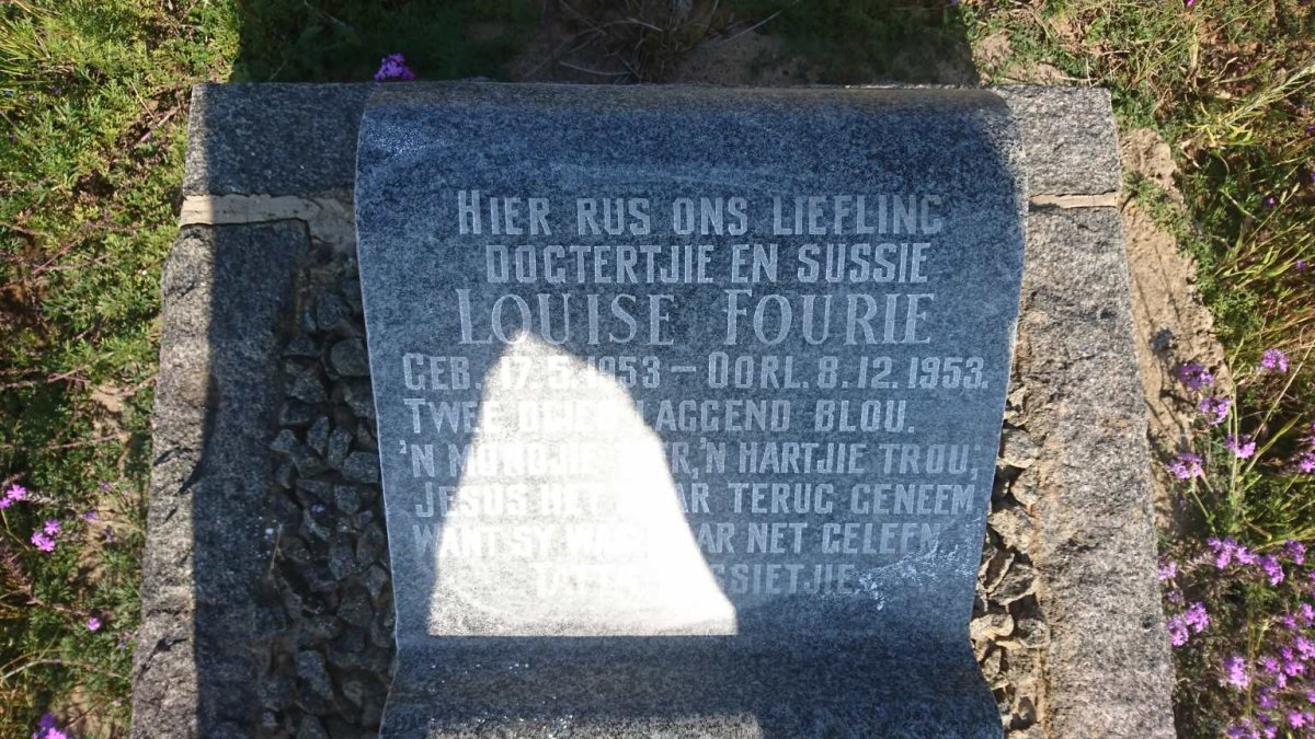 FOURIE Louise 1953-1953