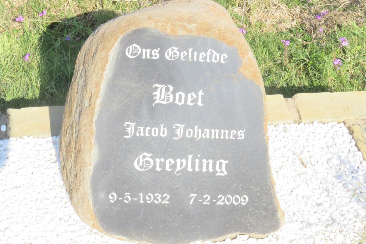 GREYLING Jacobus Johannes 1932-2009