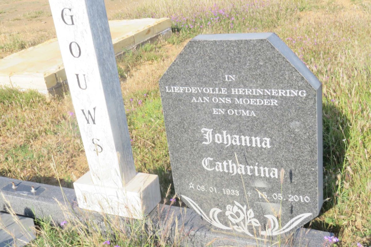 GOUWS Johanna Catharina 1933-2010