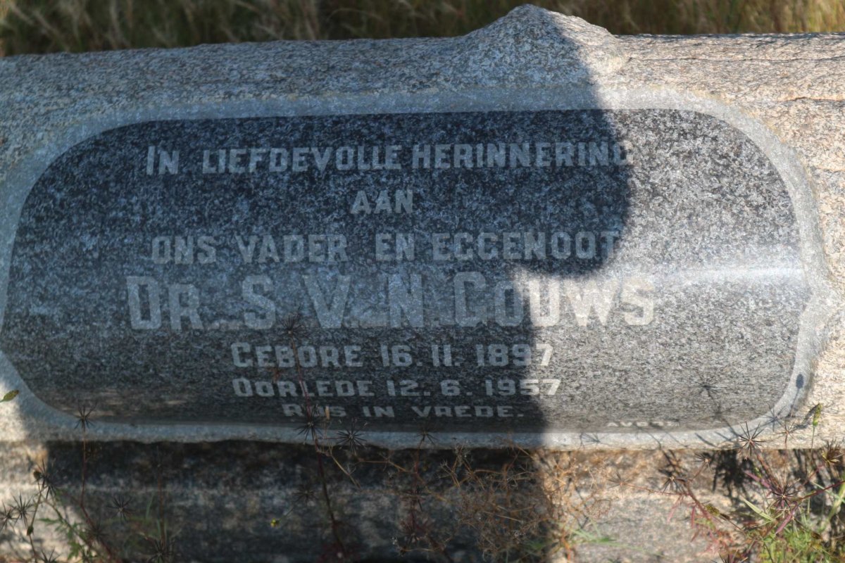 GOUWS S.V.N. 1897-1957