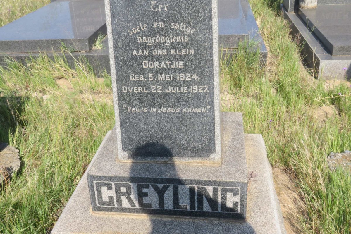 GREYLING Doratjie 1924-1927
