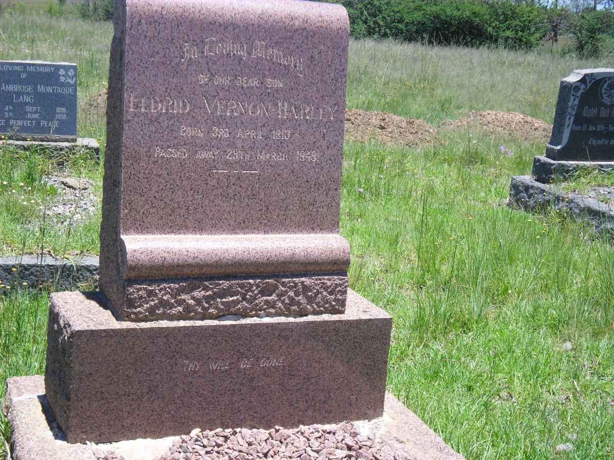 HARLEY Eldrid Vernon 1913-1949