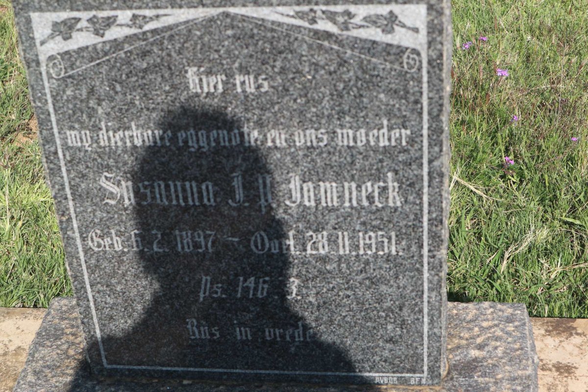 JAMNECK Susanna J.P. 1897-1951