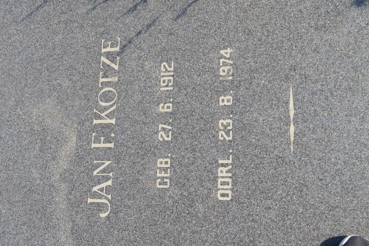 KOTZE Jan F. 1912-1974
