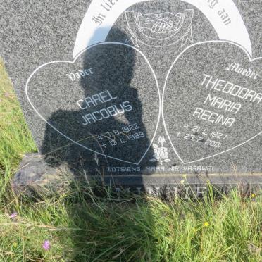MINNIE Carel Jacobus 1922-1999 &amp; Theodora Maria Regina 1927-2001