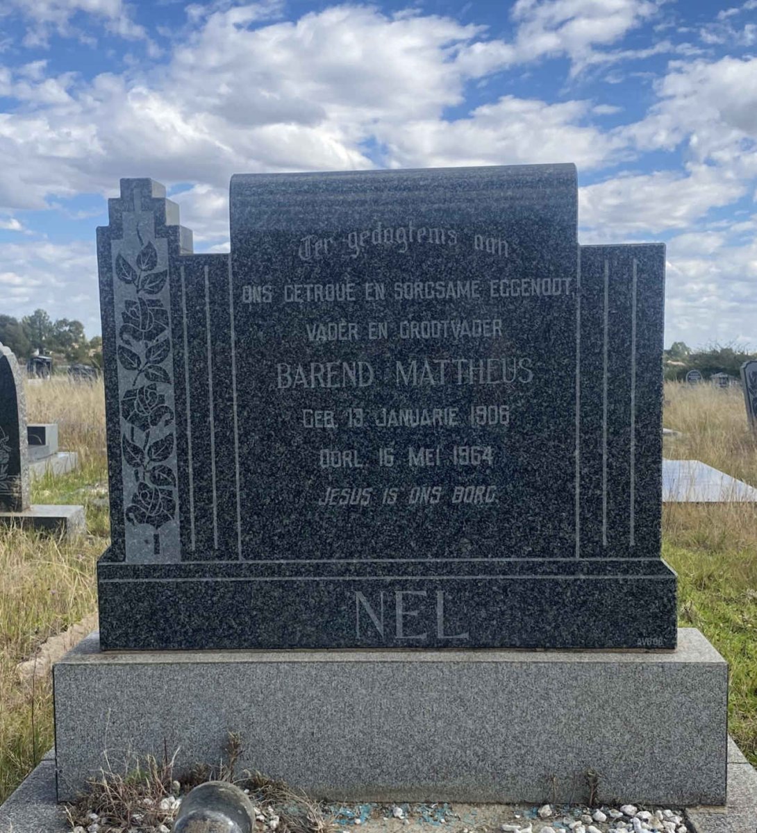 NEL Barend Mattheus 1906-1964