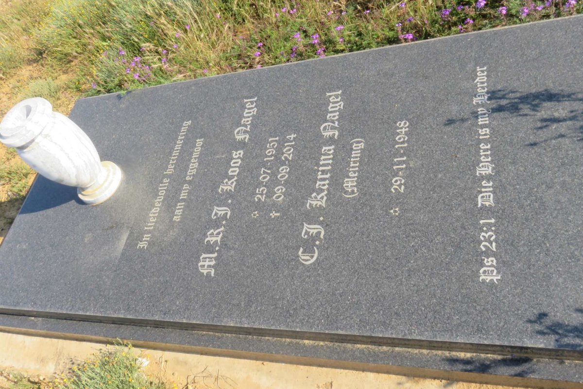 NAGEL M.R.J. 1951-2014 &amp; C.J. MEIRING 1948-