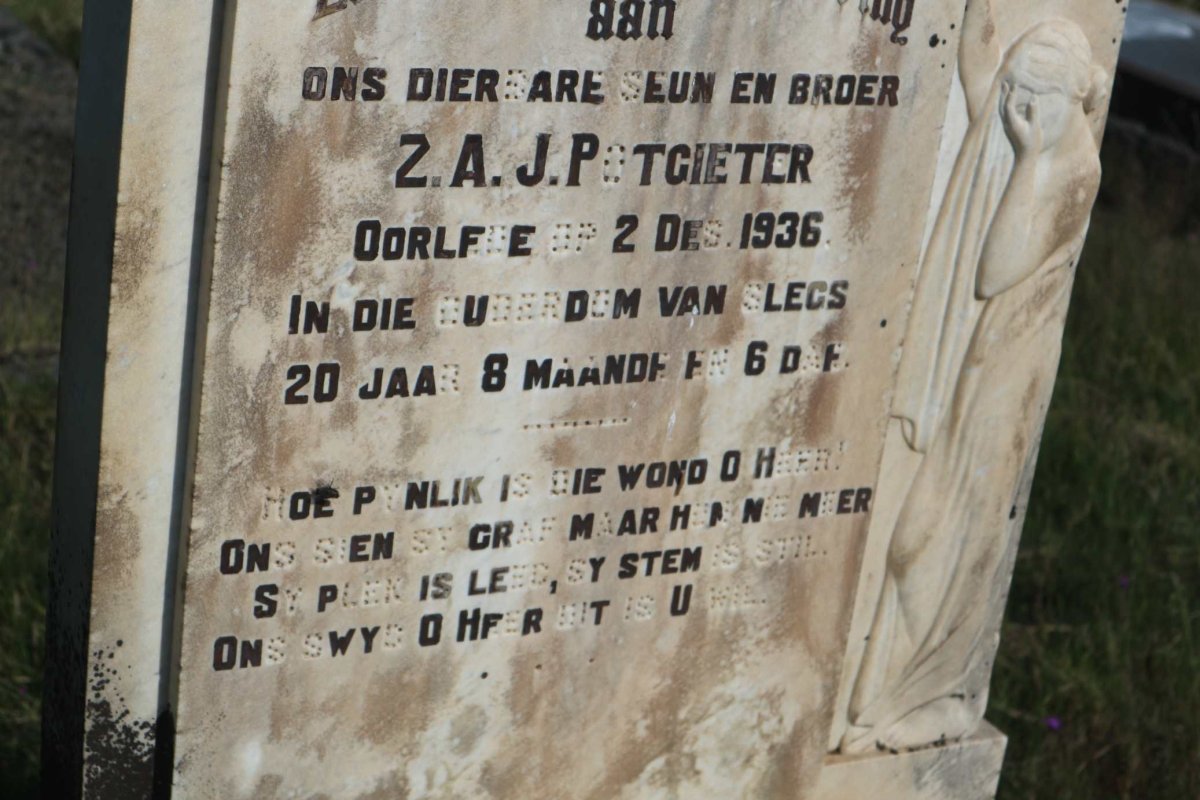 POTGIETER Z.A.J. -1936