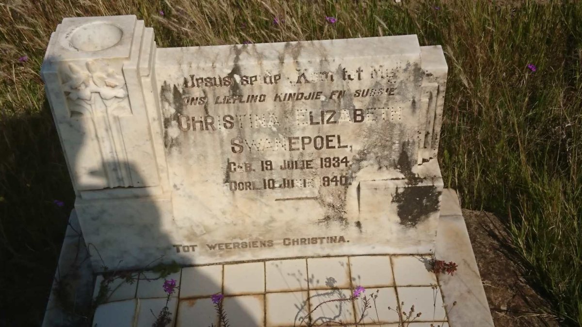 SWANEPOEL Christina Elizabeth 1934-1940