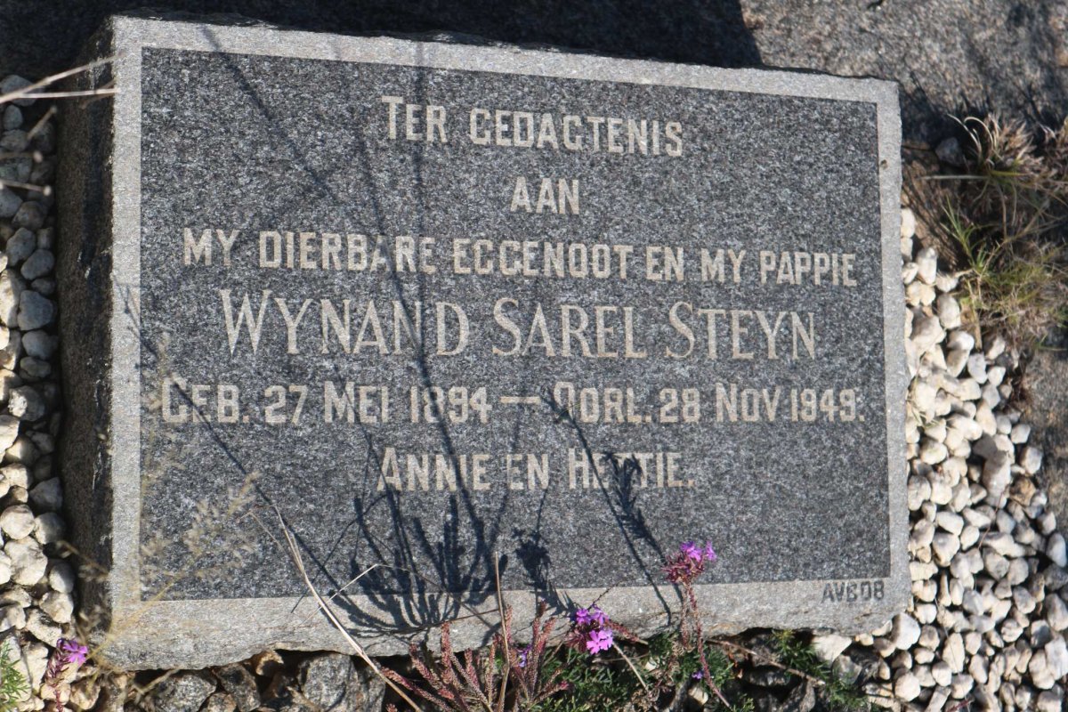 STEYN Wynand Sarel 1894-1949