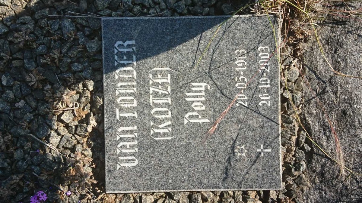 TONDER Polly, van nee KOTZE 1913-2003