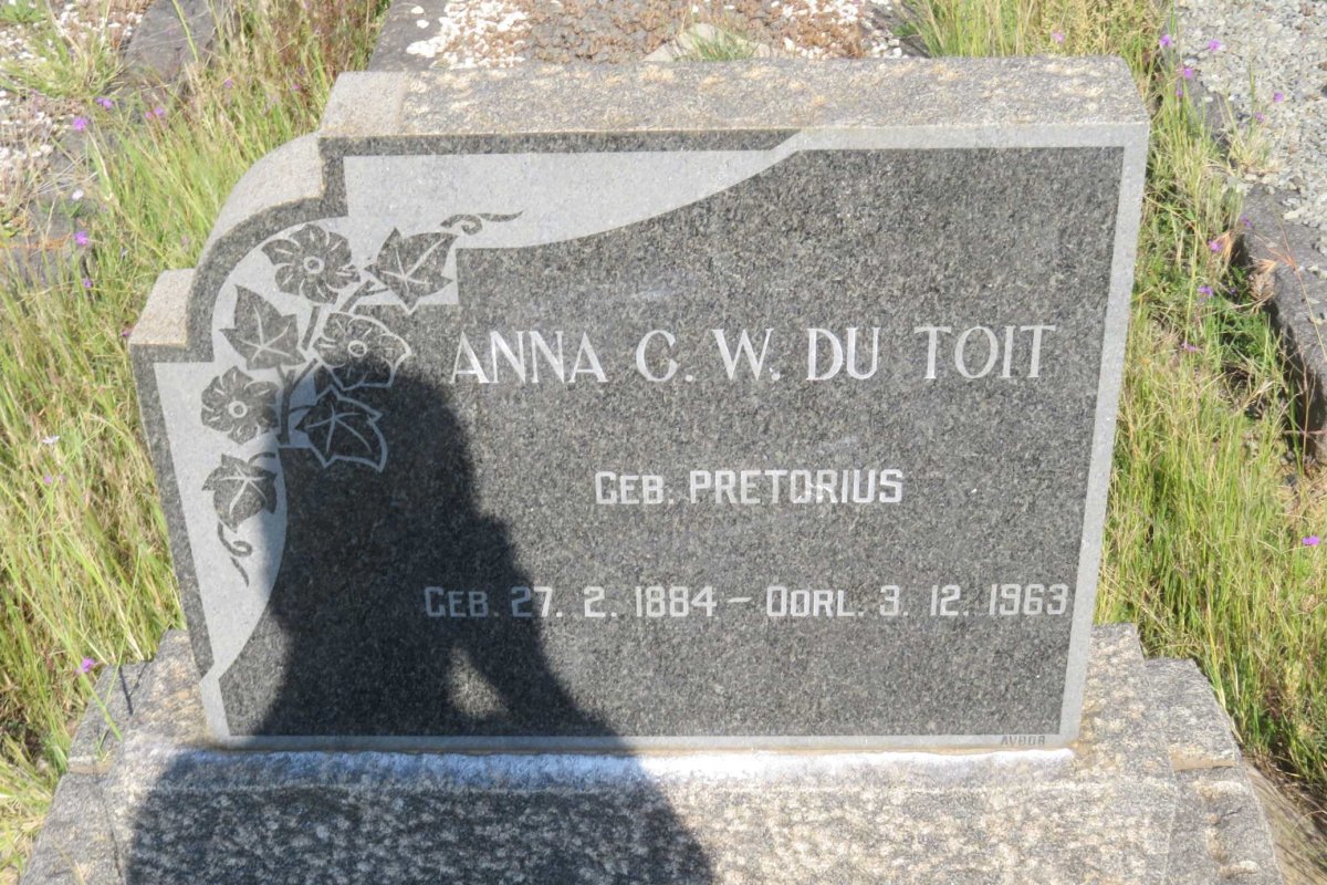 TOIT Anna C.W., du nee PRETORIUS 1884-1963