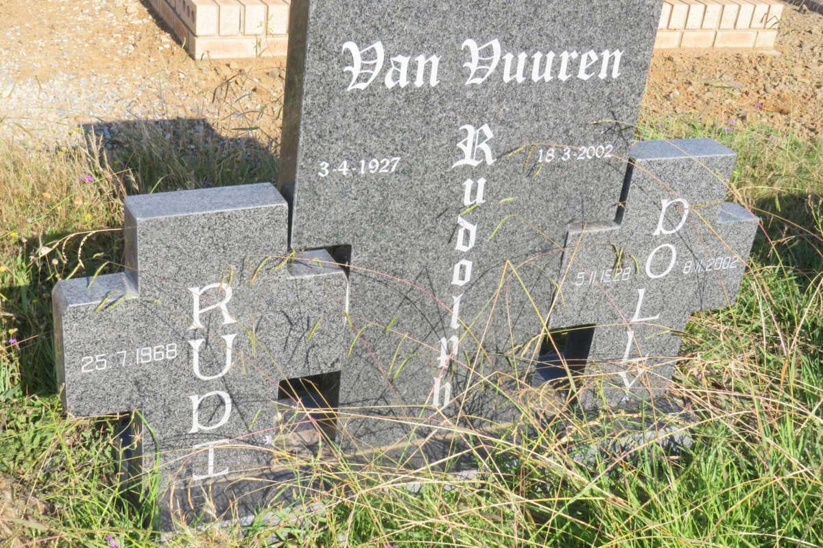 VUUREN Rudolph, van 1927-2002 &amp; Polly 1928-2002 :: VAN VUUREN Rudi 1968-