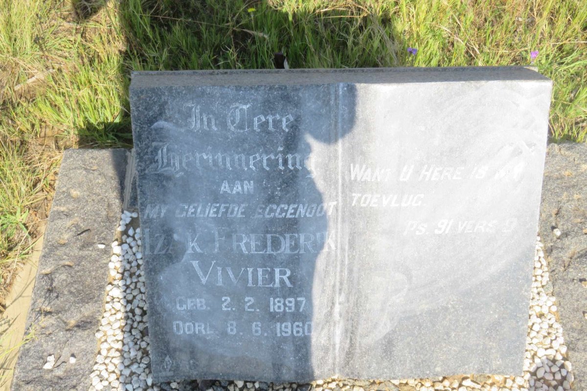 VIVIER Izak Frederik 1897-1960