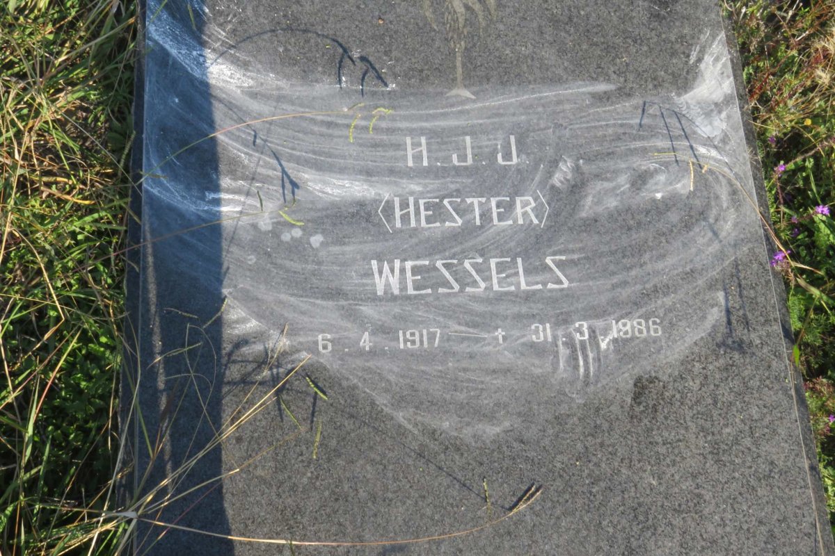 WESSELS H.J.J. 1917-1986