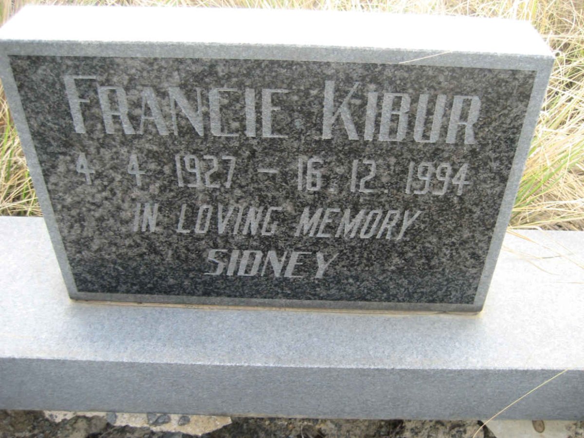 KIBUR Francie 1927-1994