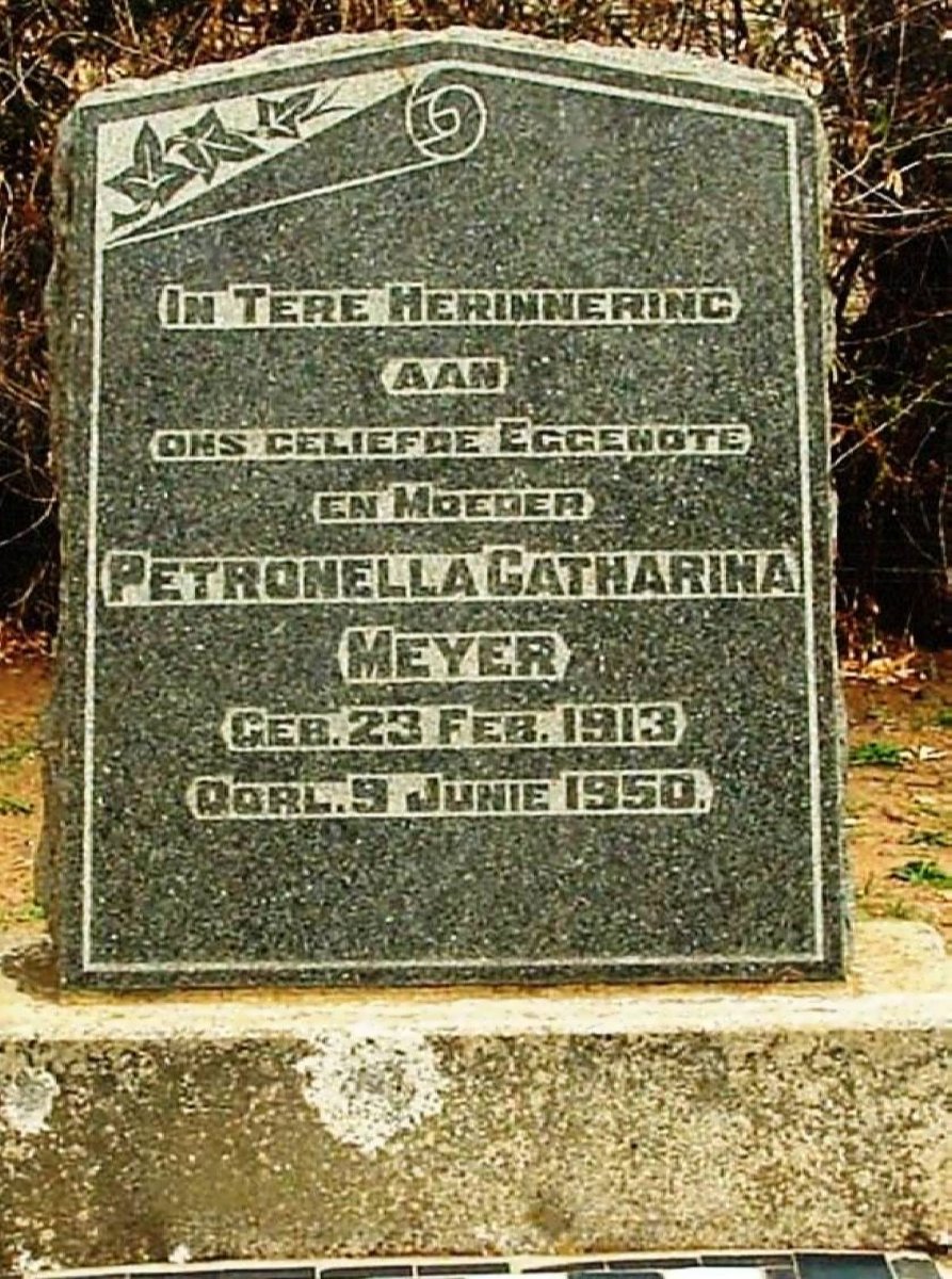 MEYER Petronela Catharina 1913-1950