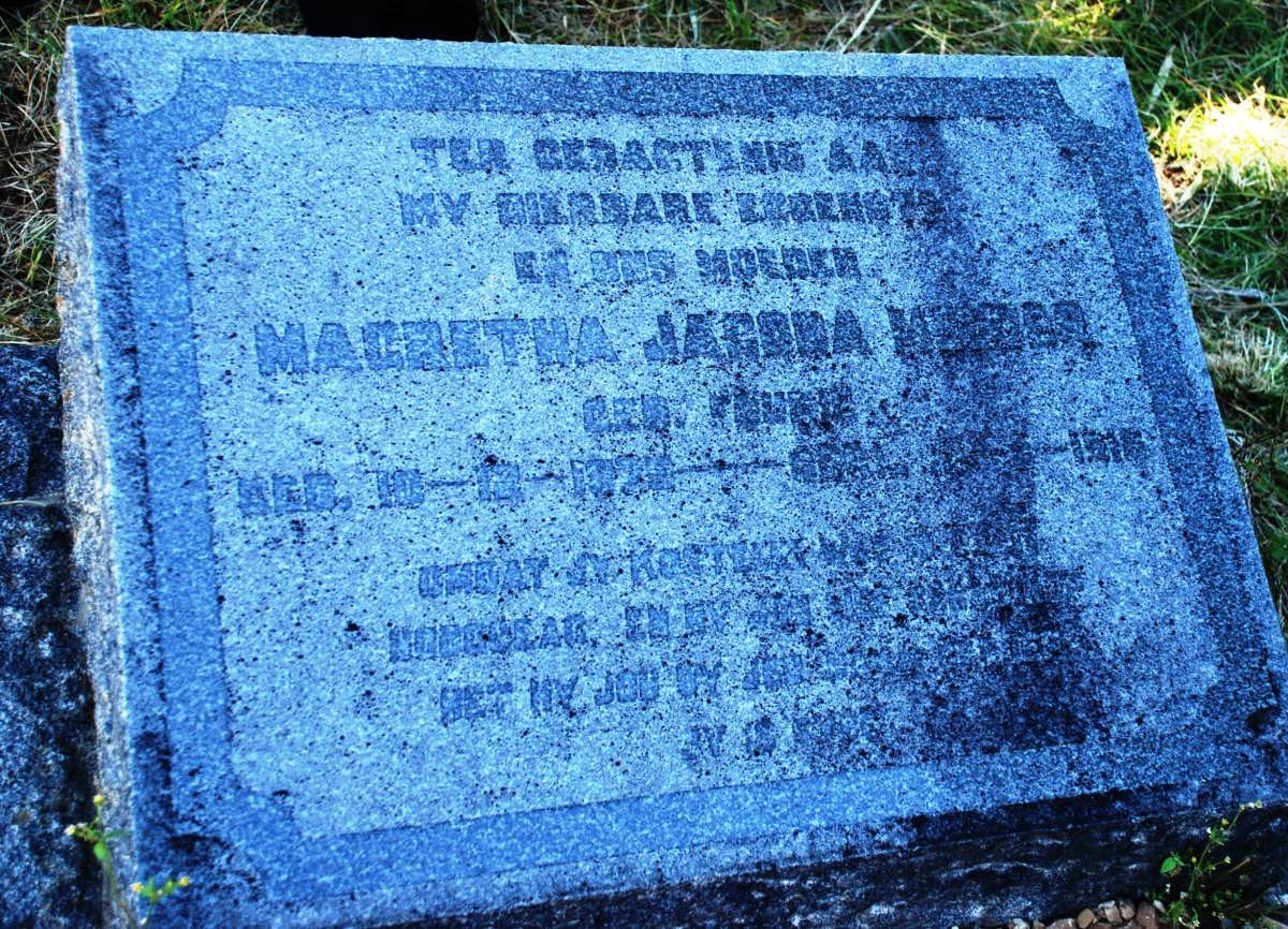 MASSYN Magretha Jacoba nee FOURIE 183?-191?