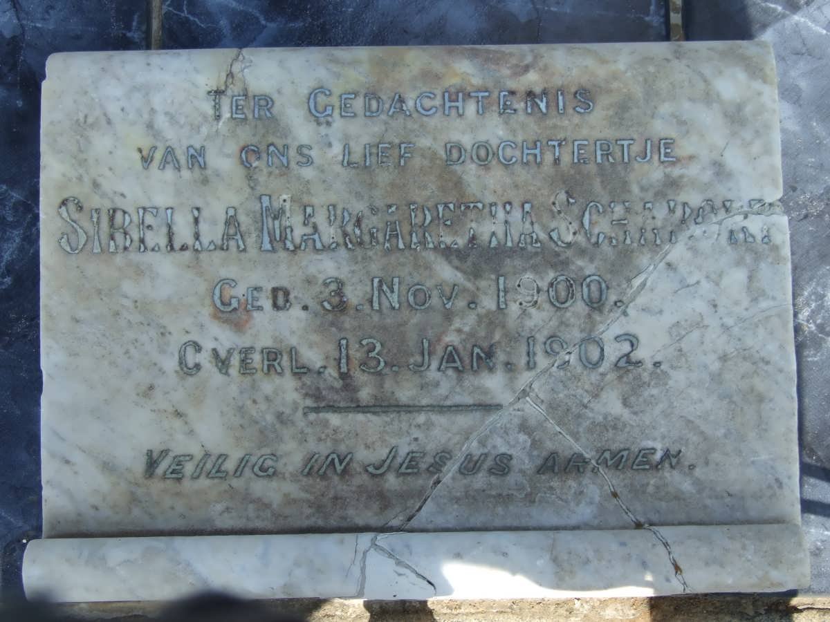SCHABORT Sibella Margaretha 1900-1902